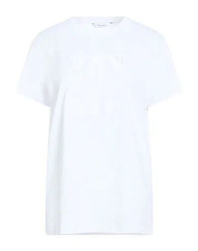 Max Mara Woman T-shirt White Size L Cotton