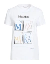 Max Mara Woman T-shirt White Size L Cotton