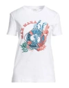Max Mara Woman T-shirt White Size M Cotton