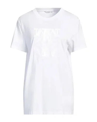 Max Mara Woman T-shirt White Size L Cotton