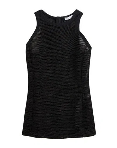 Max Mara Woman Tank Top Black Size S Polyester