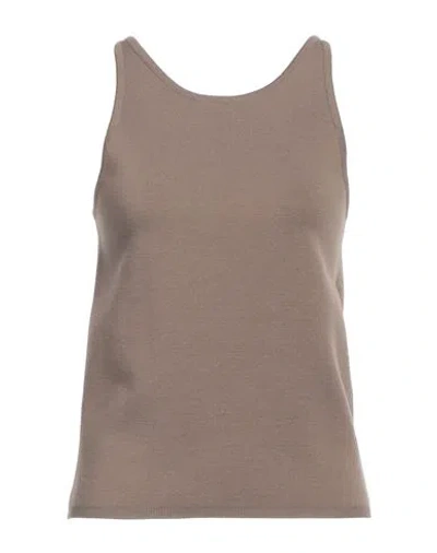 Max Mara Alfeo Tank Top In Brown