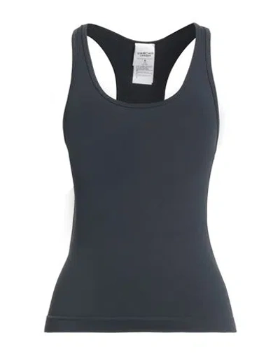 Max Mara Woman Tank Top Navy Size M Polyamide, Elastane In Blue