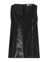 Max Mara Woman Top Black Size 12 Polyester