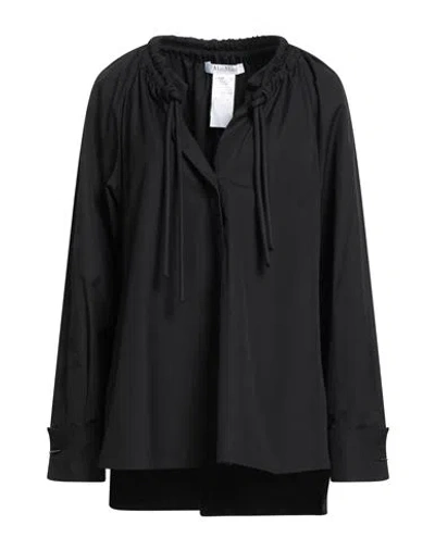 MAX MARA MAX MARA WOMAN TOP BLACK SIZE 8 COTTON