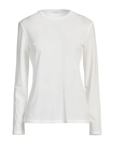 Max Mara Woman Top Ivory Size M Cupro, Elastane In White