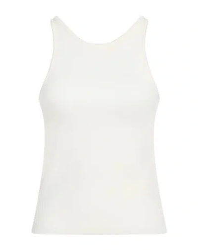 Max Mara Woman Top Ivory Size Xs Virgin Wool, Polyamide, Elastane In White
