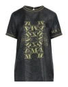 Max Mara Woman Top Military Green Size 4 Silk In Green