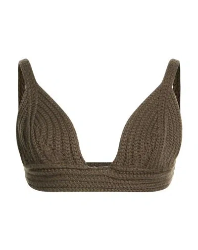 Max Mara Woman Top Military Green Size S/m Wool, Cashmere