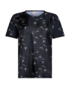 Max Mara Two-tone Tops In Black