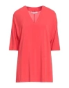 Max Mara Woman Top Red Size S Viscose, Elastane