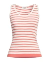 Max Mara Woman Top Rust Size L Cotton
