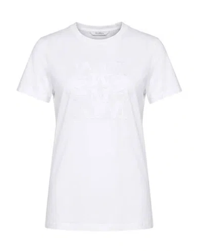 Max Mara Woman T-shirt White Size L Cotton