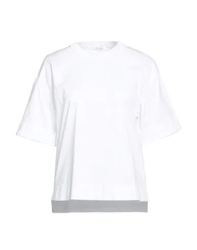 Max Mara Woman T-shirt White Size Xs Cotton