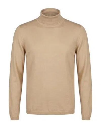 Max Mara Woman Turtleneck Beige Size S Virgin Wool In Neutral