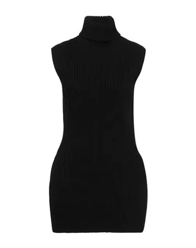 Max Mara Woman Turtleneck Black Size L Virgin Wool