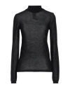 Max Mara Woman Turtleneck Black Size L Virgin Wool