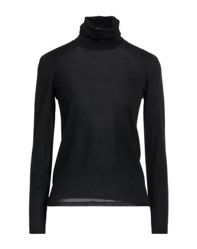 Max Mara Woman Turtleneck Black Size S Virgin Wool