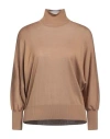 Max Mara Woman Turtleneck Brown Size L Virgin Wool