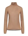 Max Mara Woman Turtleneck Brown Size S Virgin Wool