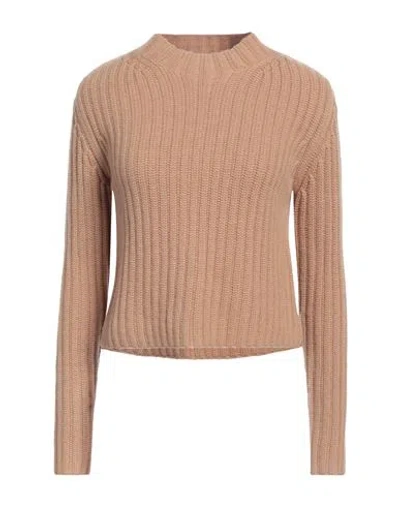 Max Mara Woman Sweater Camel Size S Wool, Cashmere In Beige