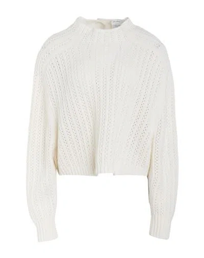 MAX MARA MAX MARA WOMAN TURTLENECK CREAM SIZE XS WOOL, CASHMERE