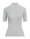 Max Mara Leisure Peter Metallic-knit Top In Grey