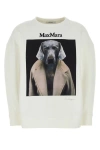 Max Mara Long-sleeved Sweater In White