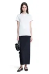 Max Mara Embroidered Logo T-shirt In White