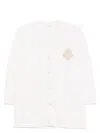 Max Mara Women's 100% Wool Cozy Sweater In White