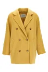 Max Mara 101801 Icon Coat Coats And Trench Coats Yellow In Yellow