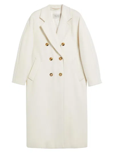 MAX MARA WOMEN'S 101801 ICON MADAME WOOL CASHMERE DOUBLE-BREASTED COAT