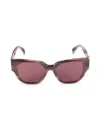 Max Mara Women's 51mm Round Sunglasses In Brown