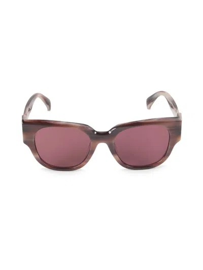 Max Mara Women's 51mm Round Sunglasses In Brown