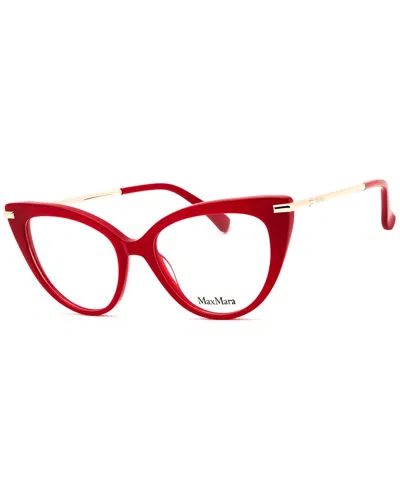 Max Mara Women's 52mm Optical Frames In Red