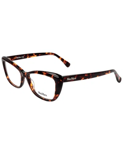 Max Mara Women's 53mm Optical Frames In Brown