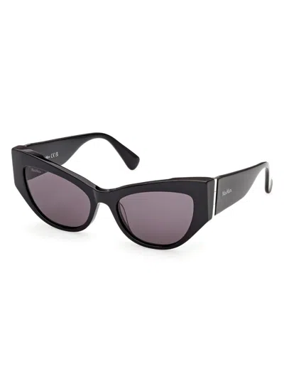 Max Mara Women's 54mm Cat-eye Sunglasses In Black