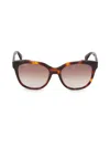 Max Mara Women's 54mm Oval Sunglasses In Gold