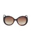 Max Mara Women's 54mm Oversized Gradient Round Sunglasses