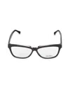 Max Mara Women's 54mm Rectangle Eyeglasses In Black