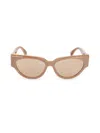 Max Mara Women's 55mm Cat-eye Sunglasses In Brown