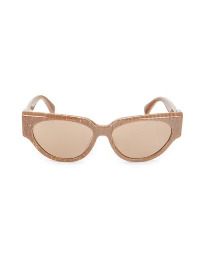 Max Mara Women's 55mm Cat-eye Sunglasses In Brown