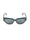 Max Mara Women's 55mm Cat-eye Sunglasses In Green