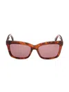 Max Mara Women's 55mm Rectangular Sunglasses