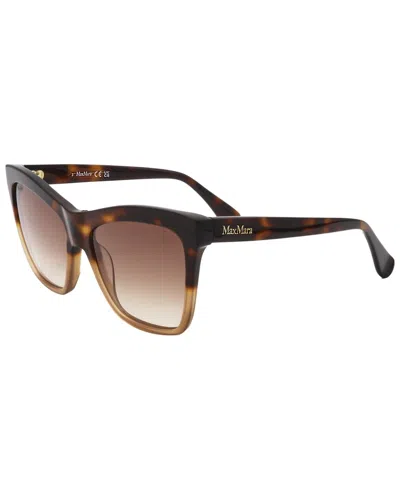 Max Mara Women's 55mm Sunglasses In Brown