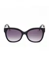 Max Mara Butterfly 56mm Gradient Cat Eye Sunglasses