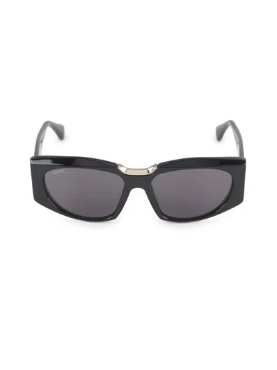 Max Mara Women's 56mm Geometric Sunglasses In Black