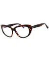 Max Mara Ladies Brown Cat Eye Eyeglass Frames Mm5109b In Brown