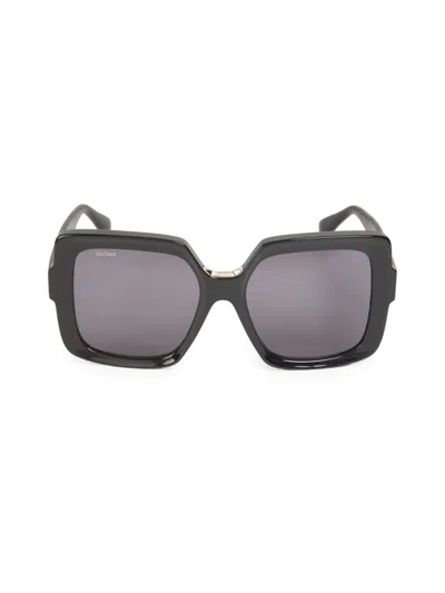 Max Mara Women's 56mm Square Sunglasses In Black