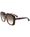 Max Mara Ma-1060290 Gradient Acetate Sunglasses In Brown